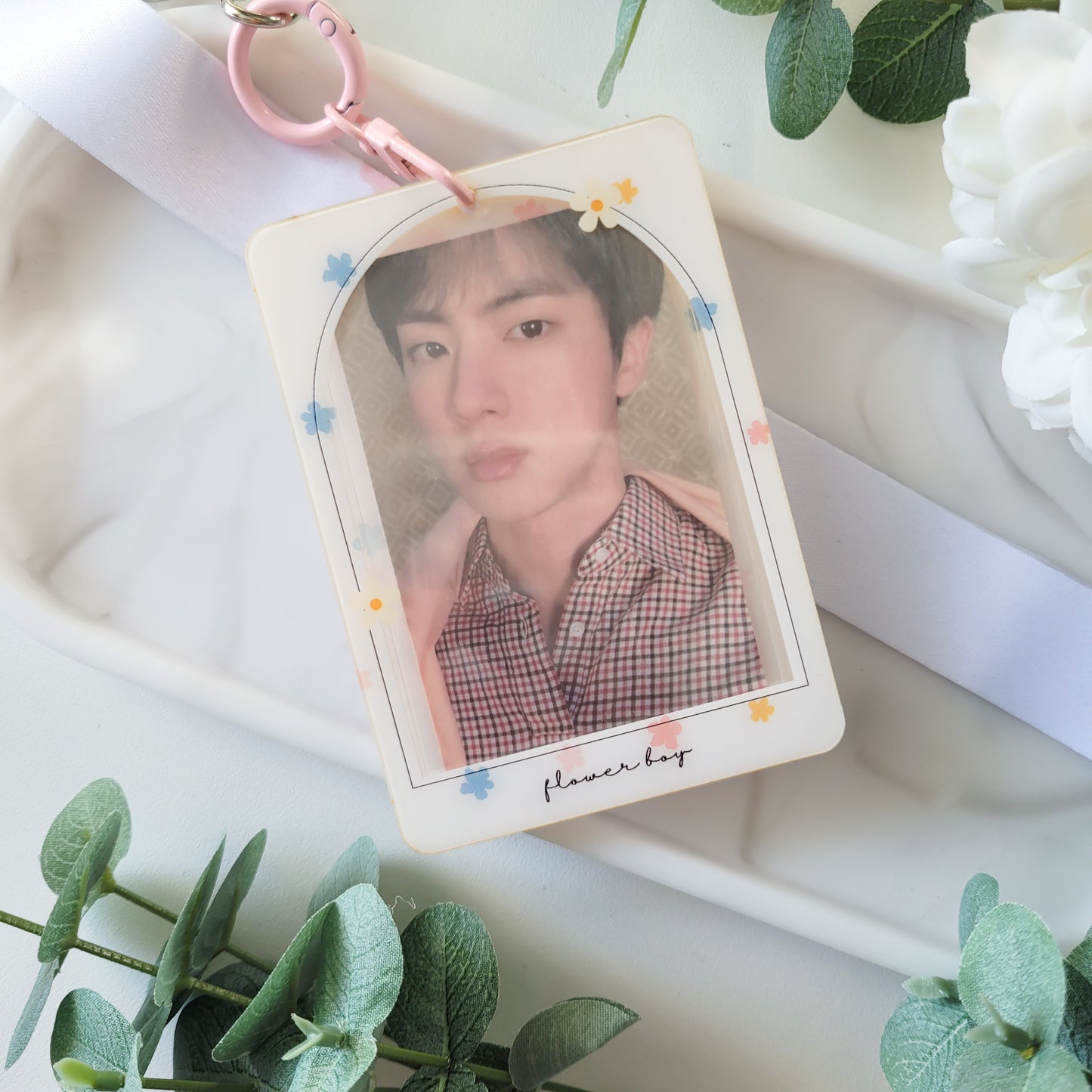 Flower boy pc holder and lanyard
