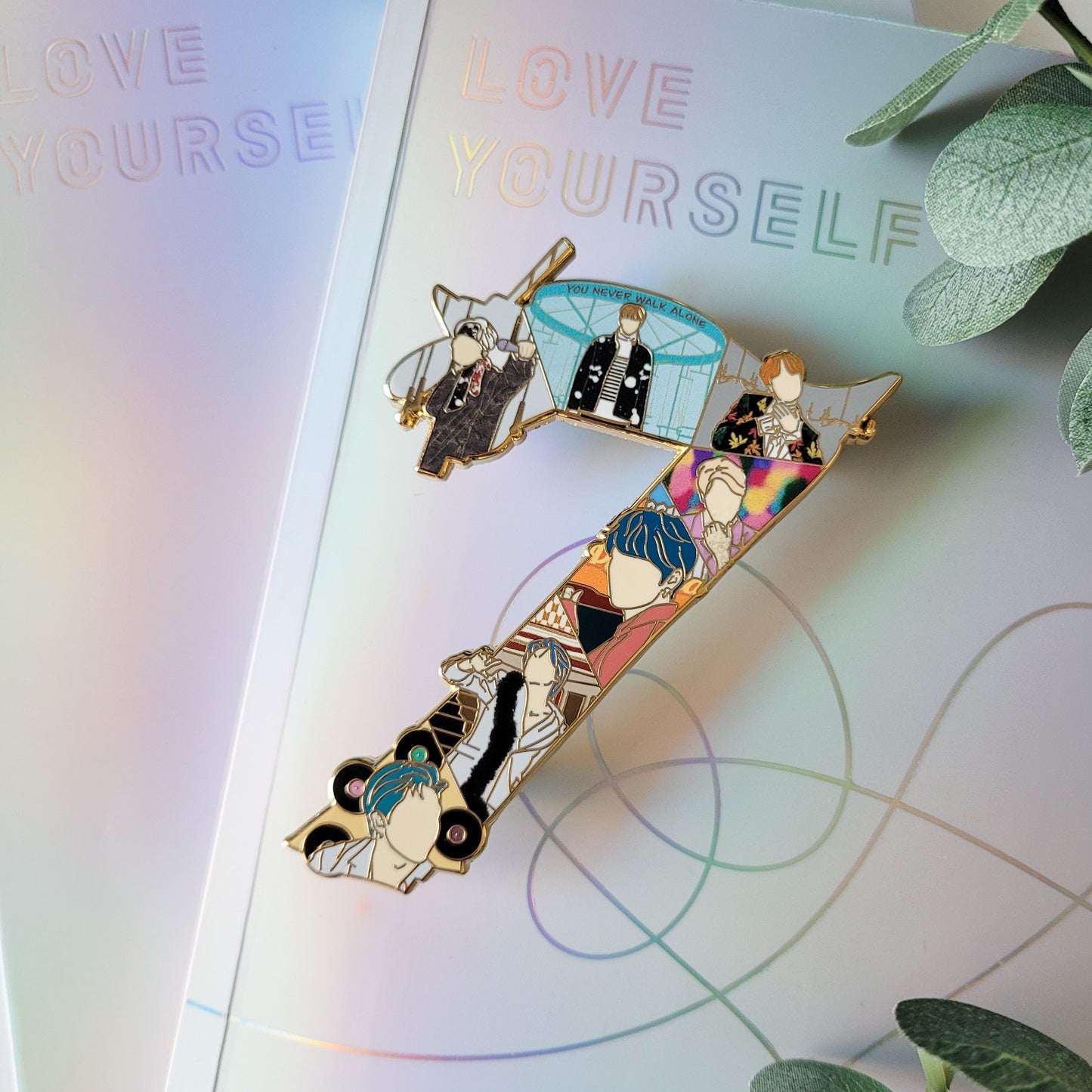 BTS anniversary pin Enamel pin