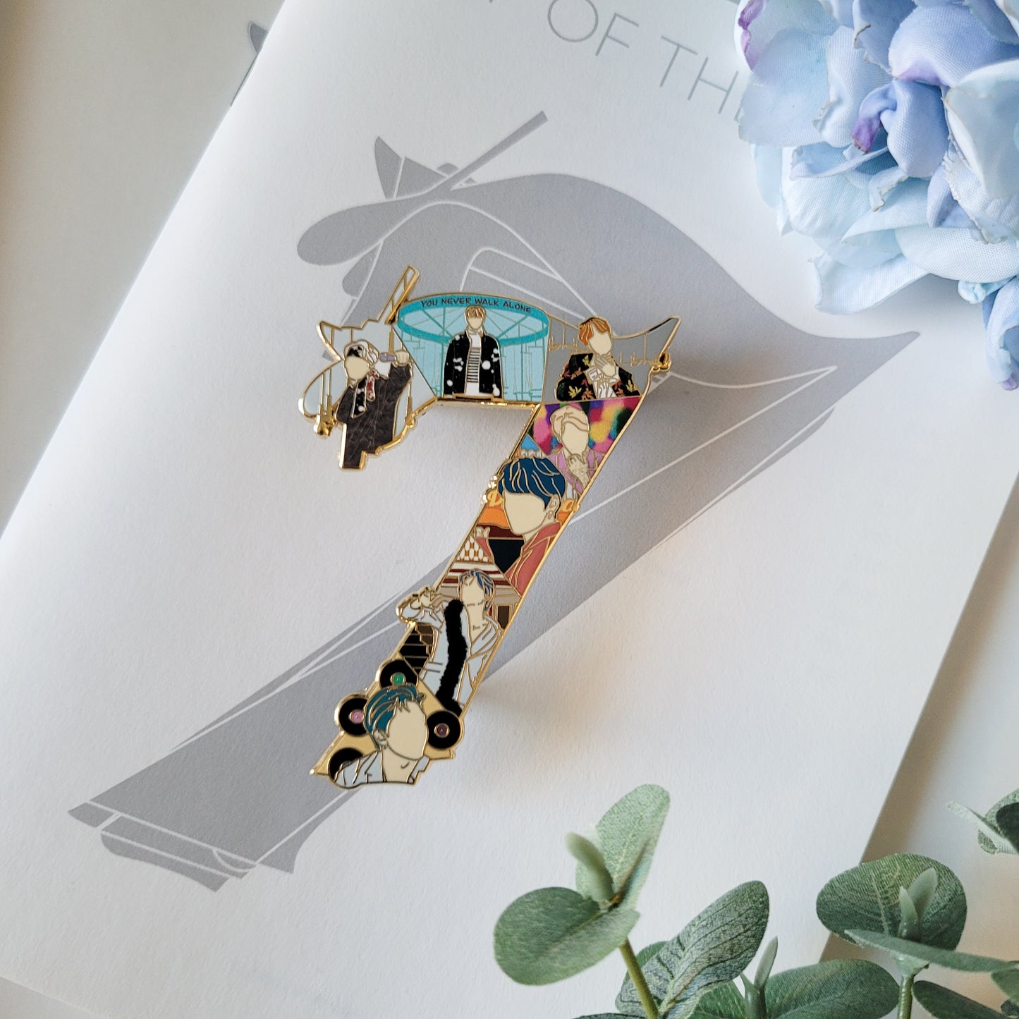 BTS anniversary pin Enamel pin