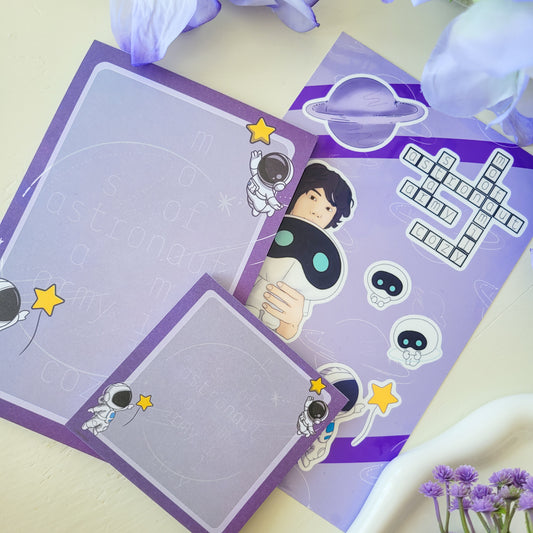 Jin astronaut memo pad set