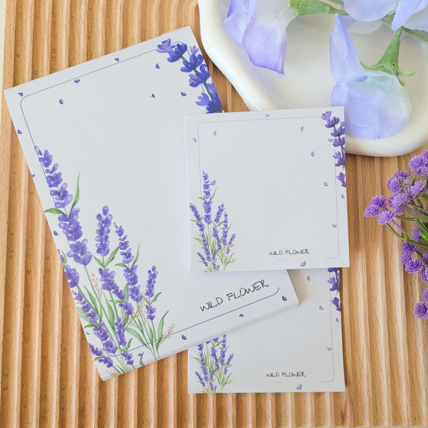 Indigo memo pad set