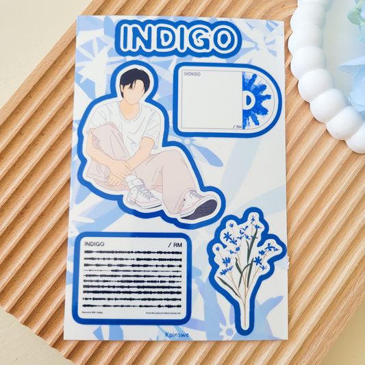 Namjoon Indigo sticker sheet