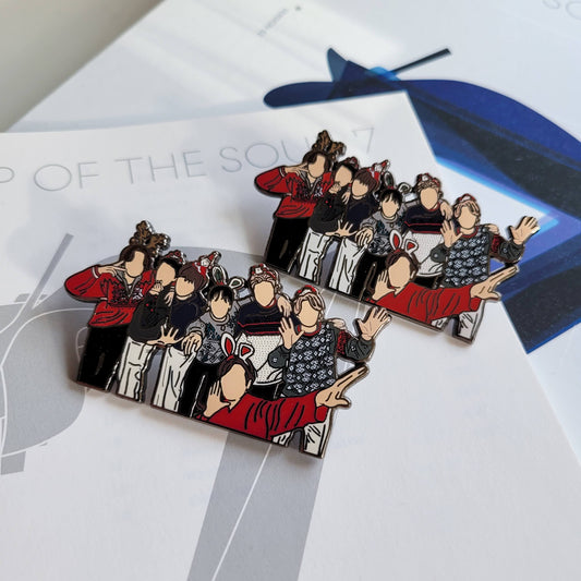 Ot7 merry xmas Enamel pin