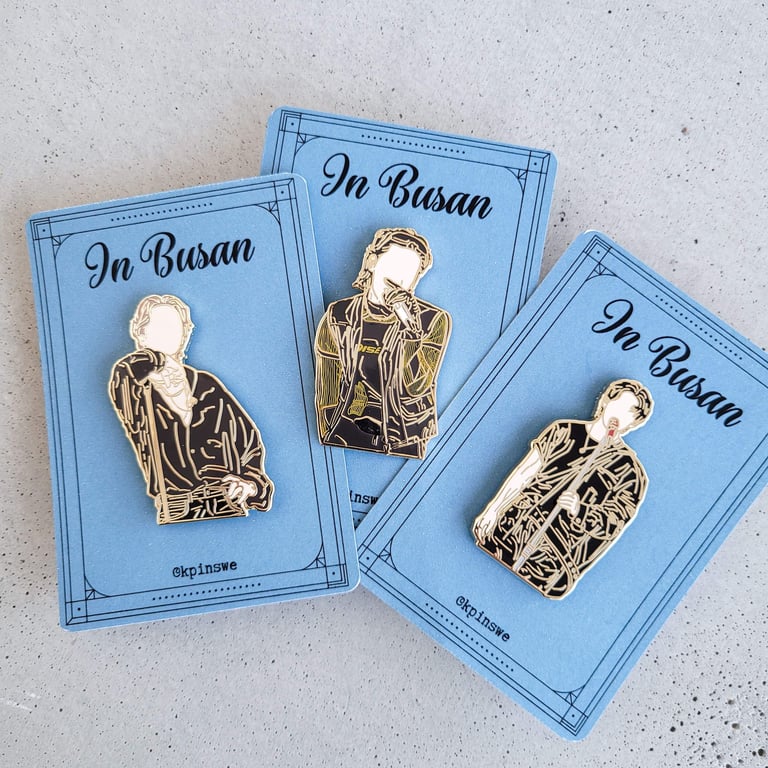 In Busan pt.1 Enamel pin