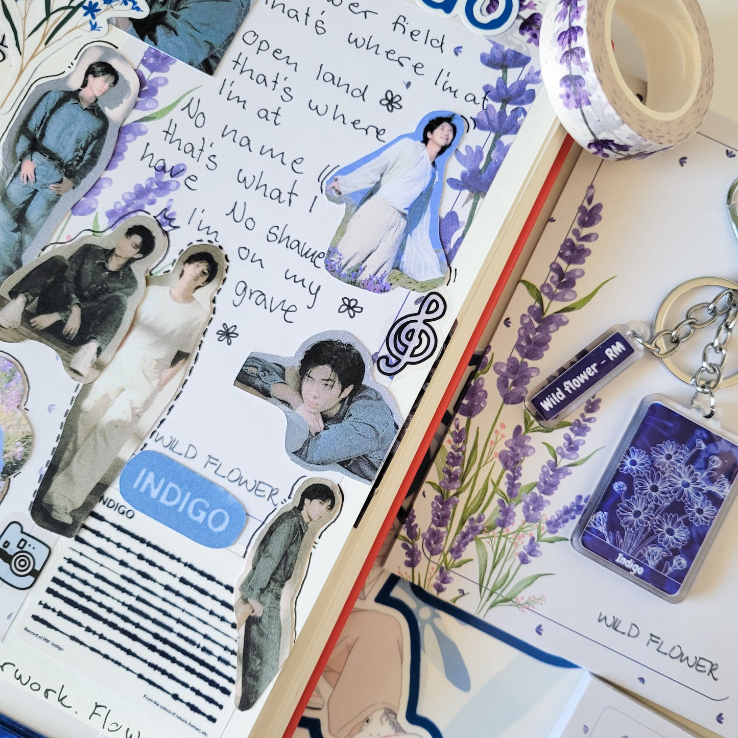 Indigo memo pad set