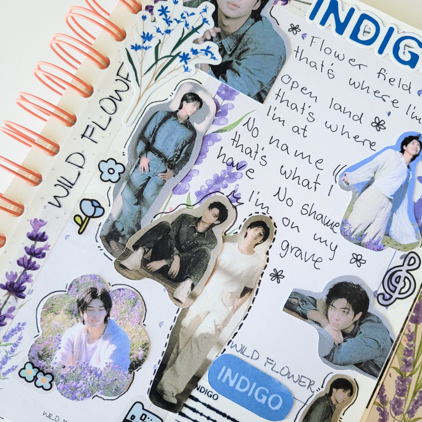 Indigo memo pad set