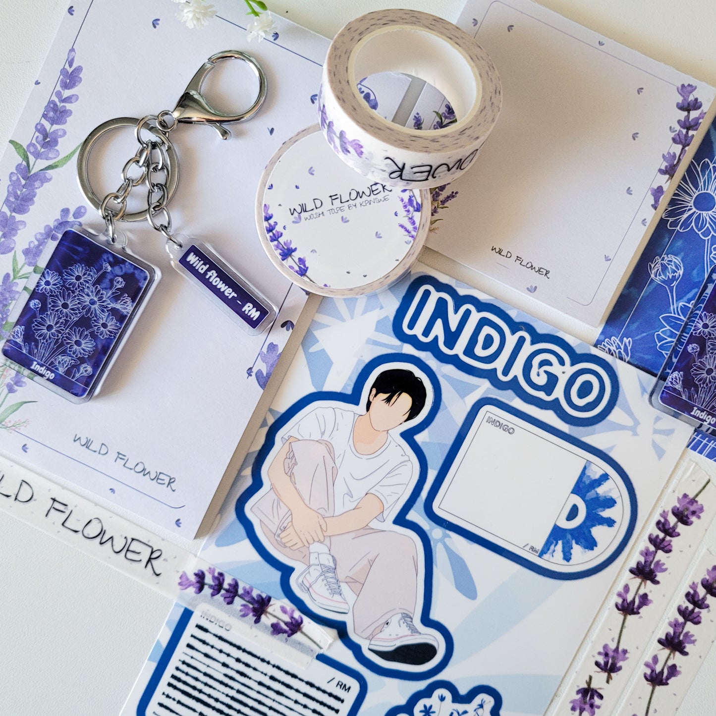 Namjoon Indigo sticker sheet